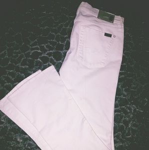 7 FOR ALL MANKIND White Jeans